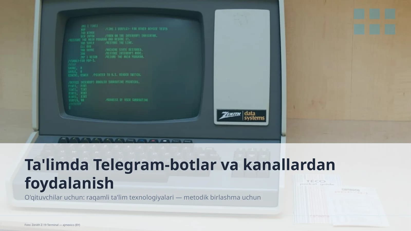 Ta'limda Telegram-botlar va kanallardan foydalanish