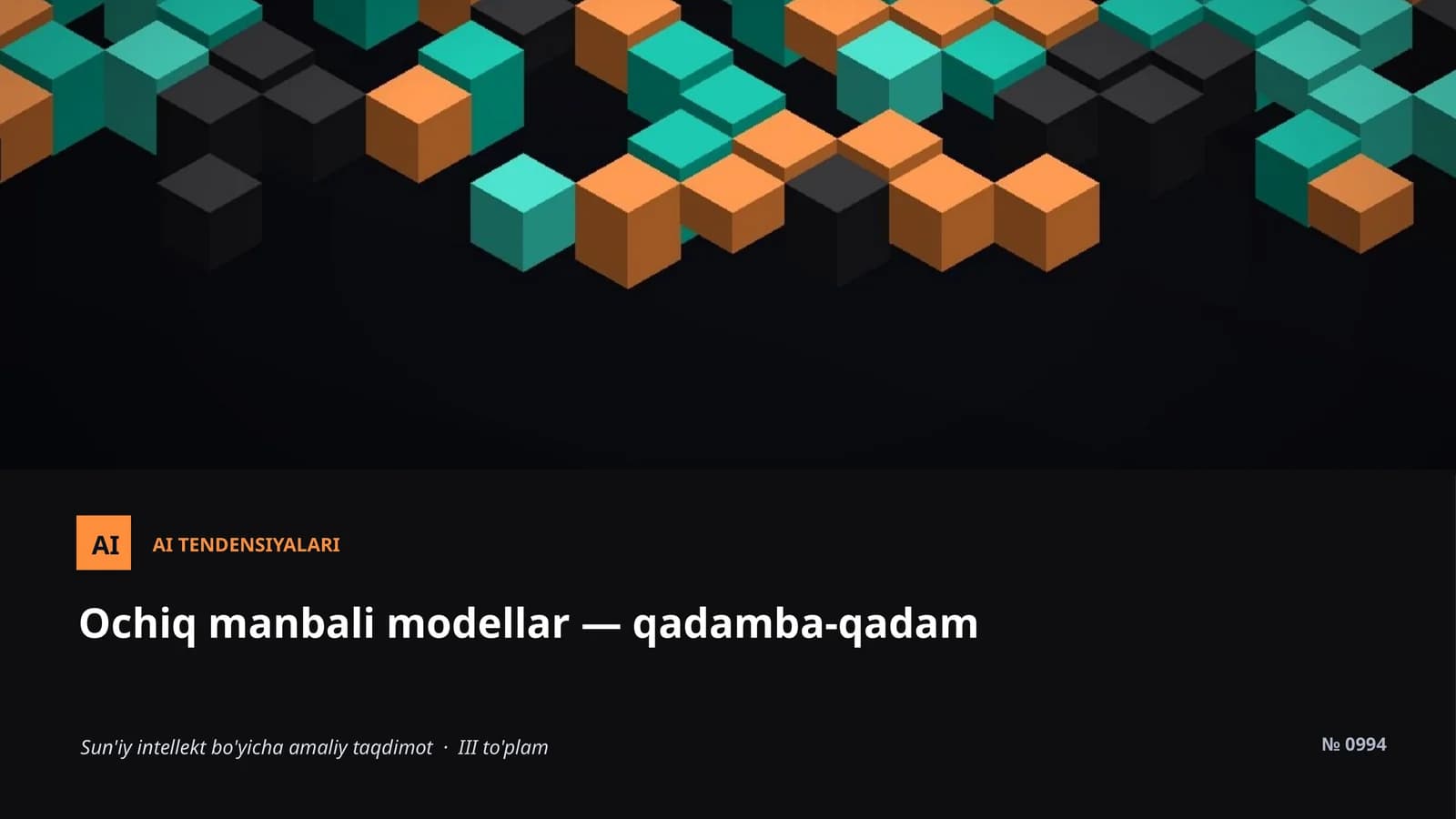 AI TENDENSIYALARI