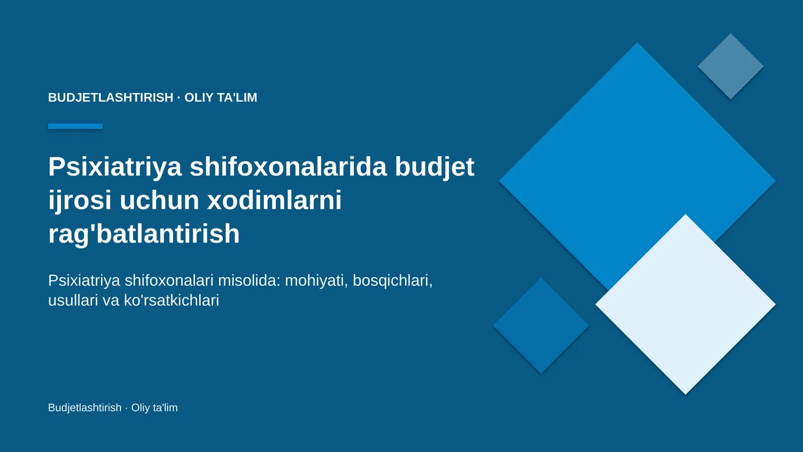 psixiatriya shifoxonalarida budjet ijrosi uchun xodimlarni rag'batlantirish 2176