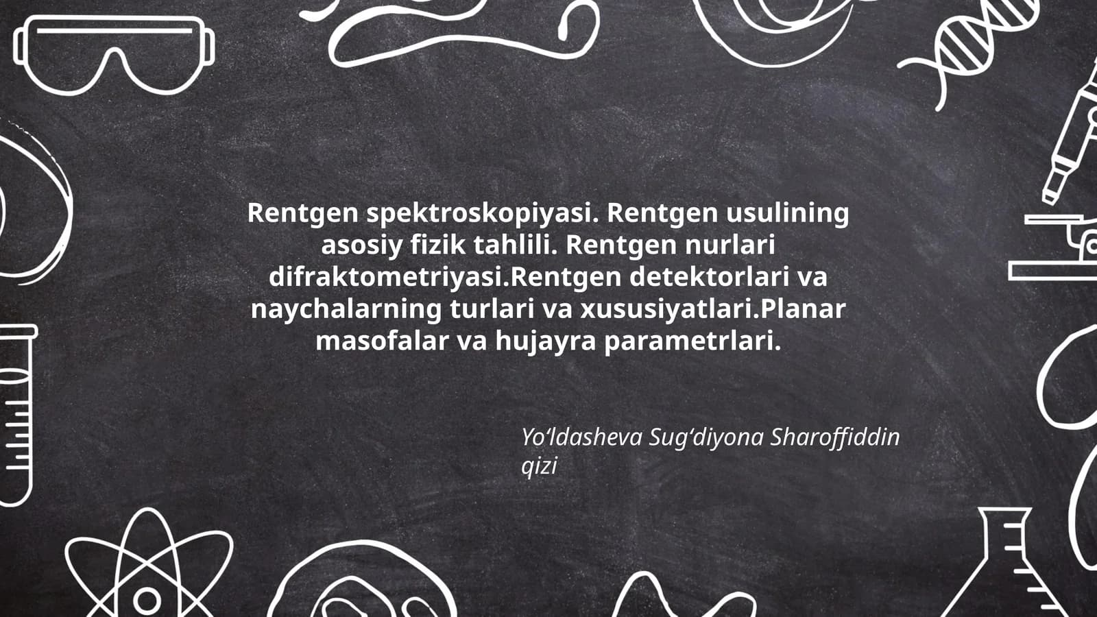 Rentgen spektroskopiyasi
