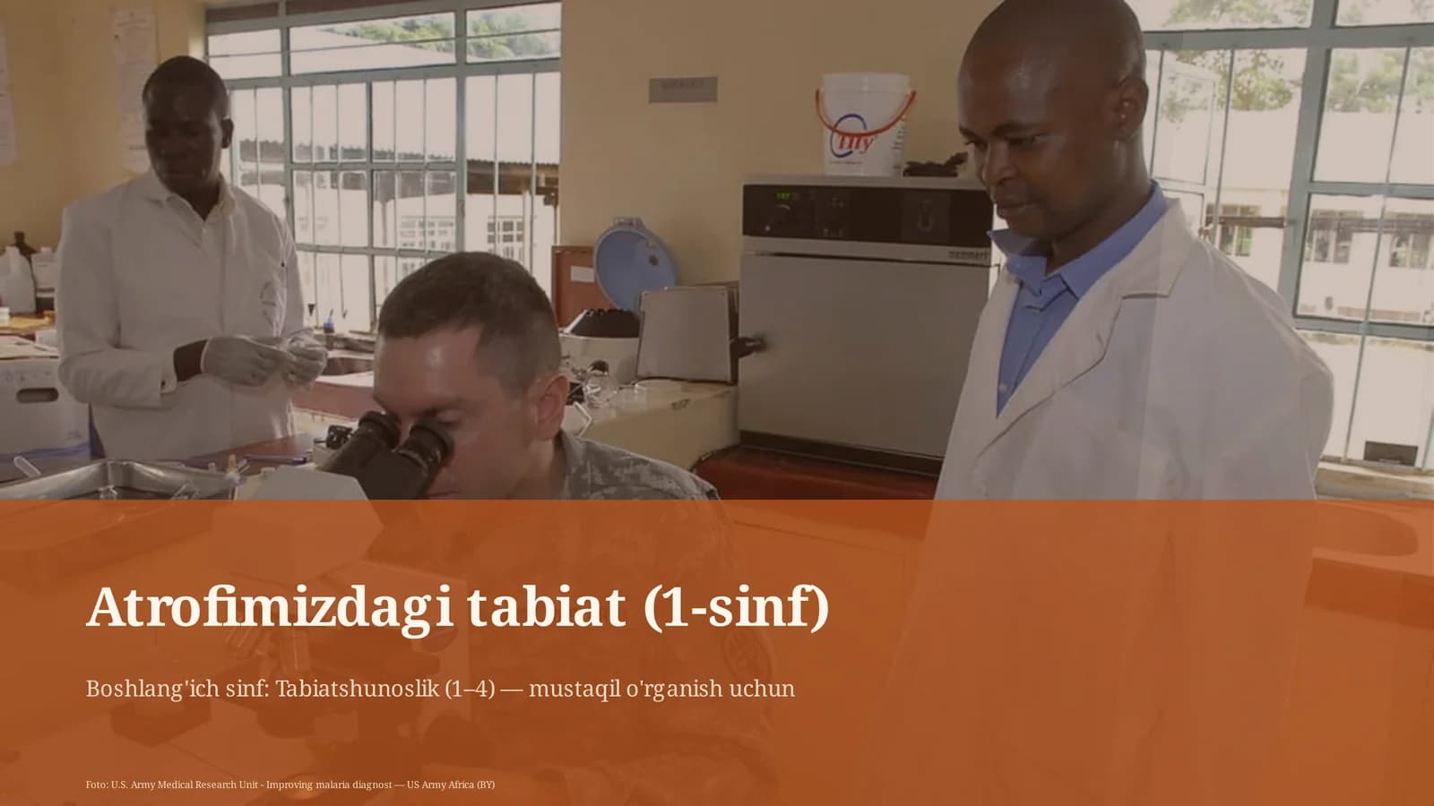 Atrofimizdagi tabiat (1-sinf)