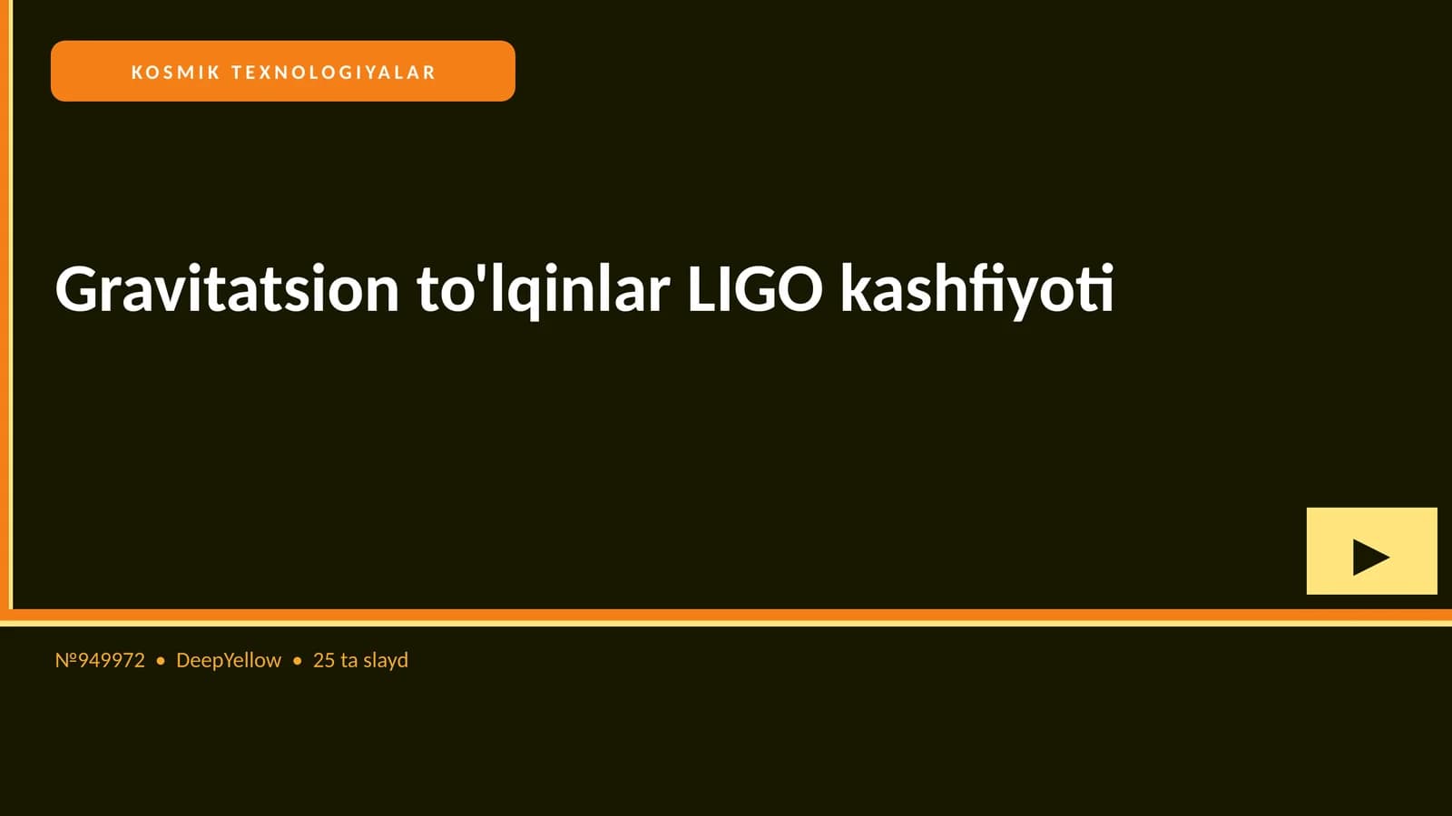 Gravitatsion to'lqinlar LIGO kashfiyoti