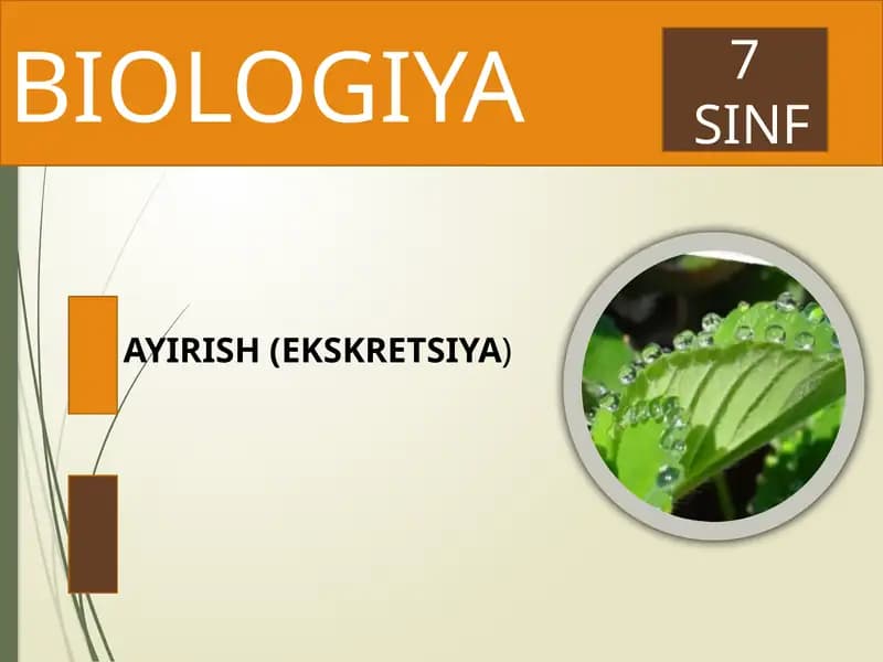 BIOLOGIYA
