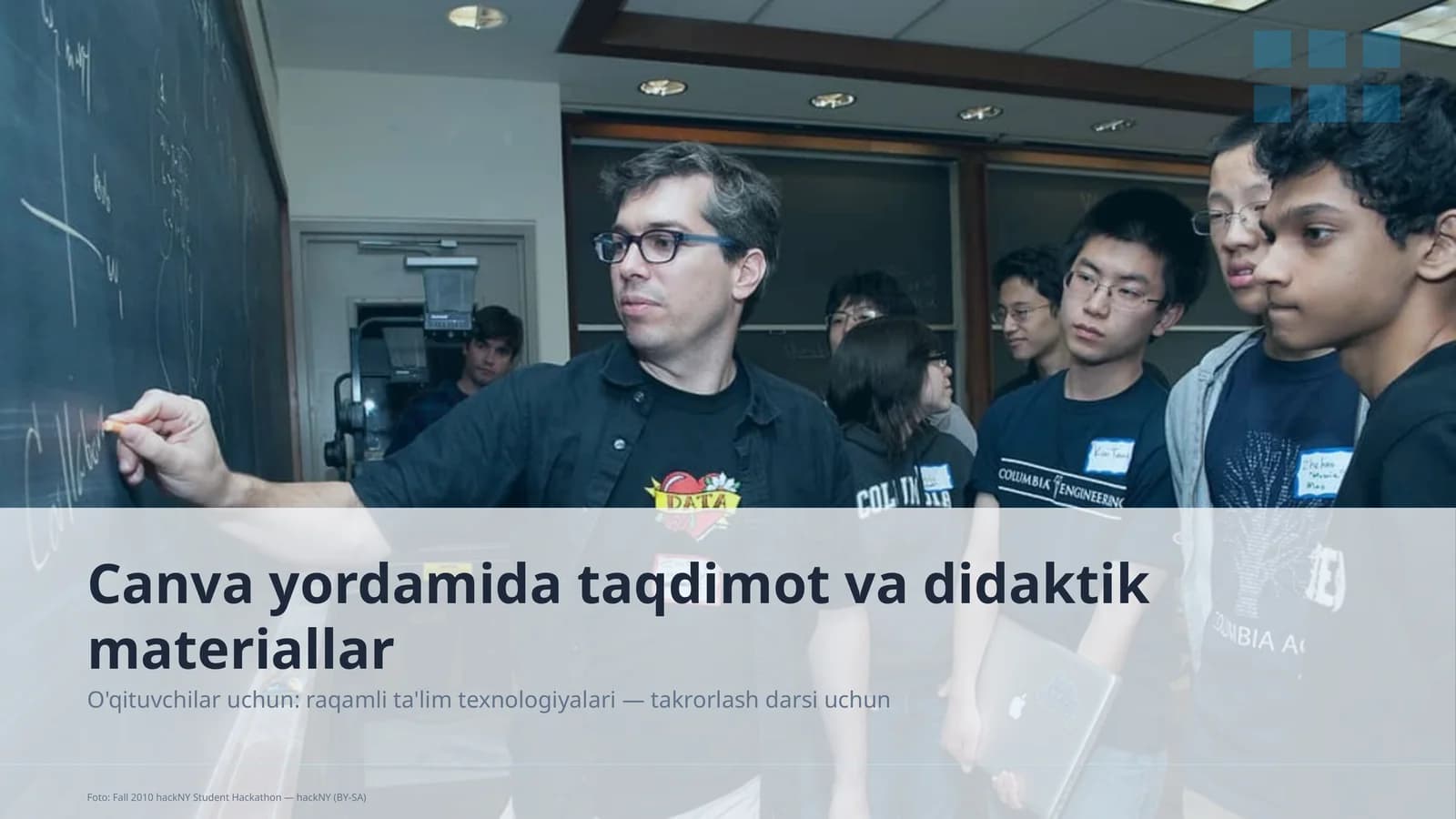 Canva yordamida taqdimot va didaktik materiallar