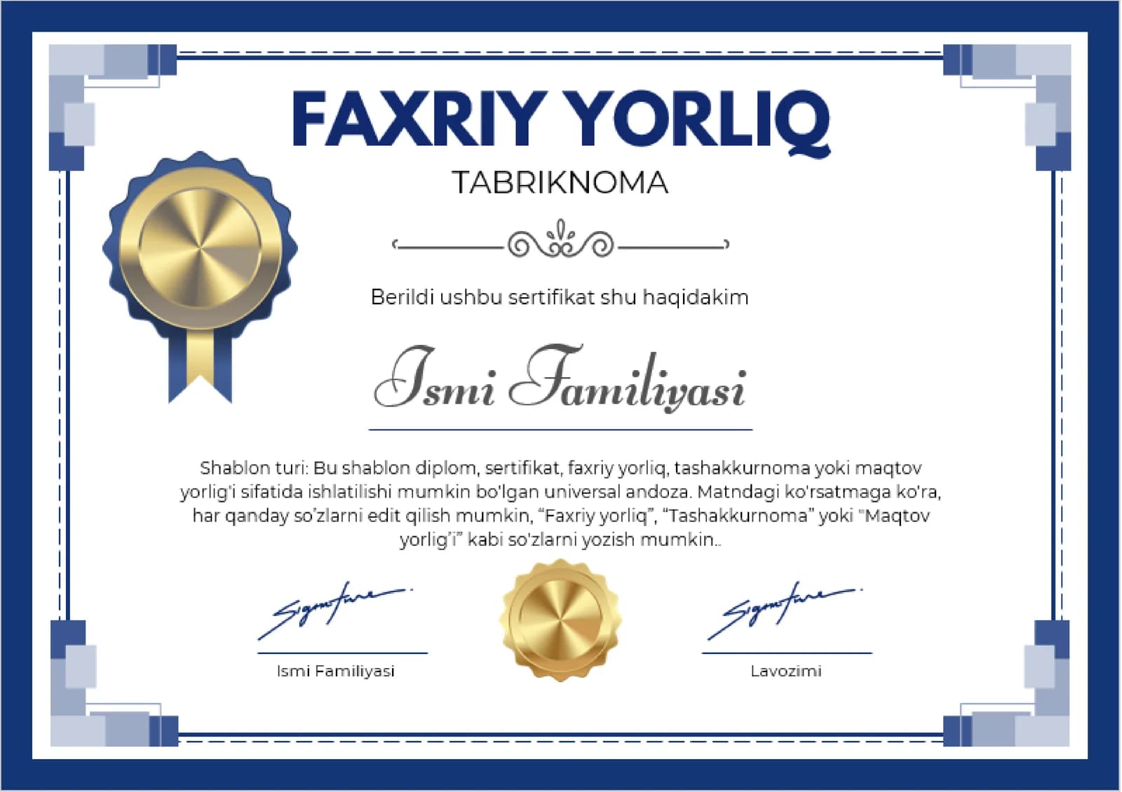 FAXRIY YORLIQ
