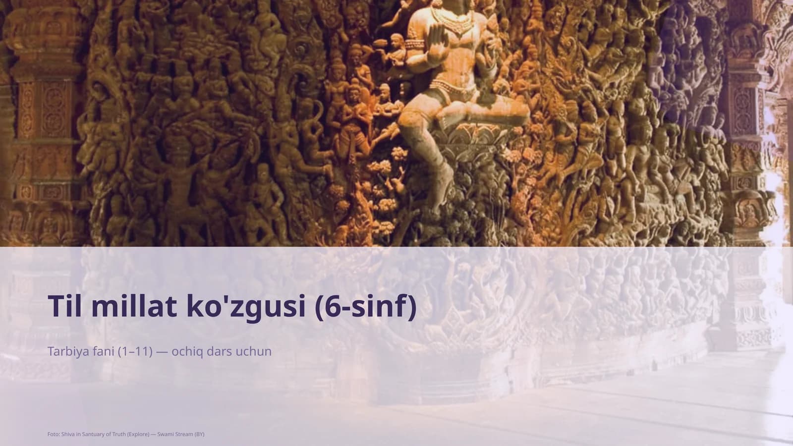 Til millat ko'zgusi (6-sinf)