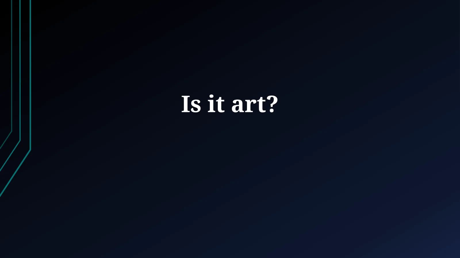 Is it art?