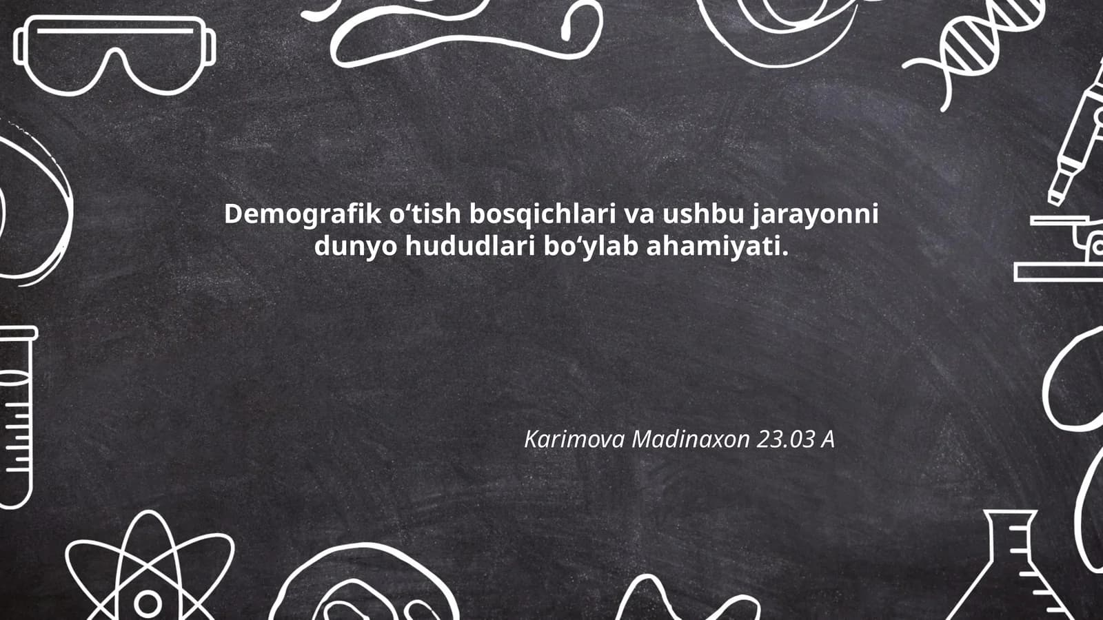Demografik oʻtish bosqichlari va ushbu jarayonni dunyo hududlari boʻylab ahamiyati