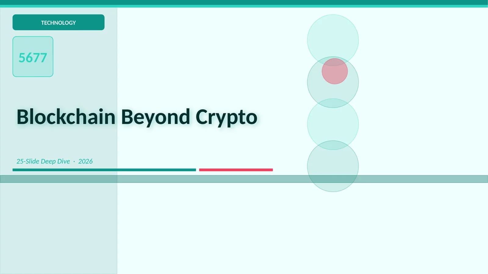Blockchain Beyond Crypto