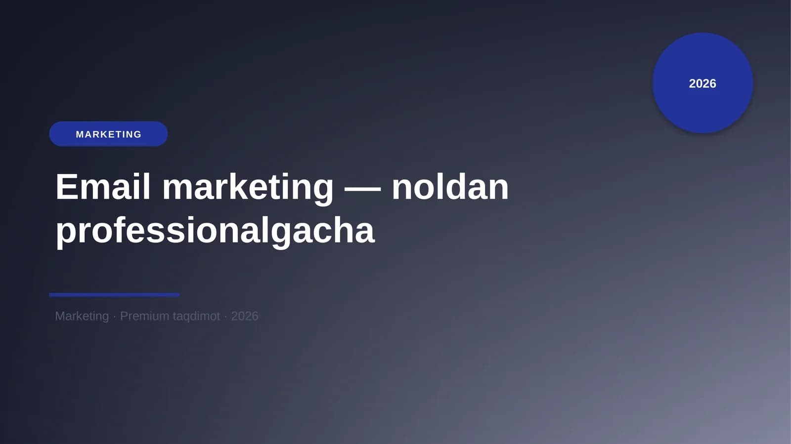 Email marketing — noldan professionalgacha