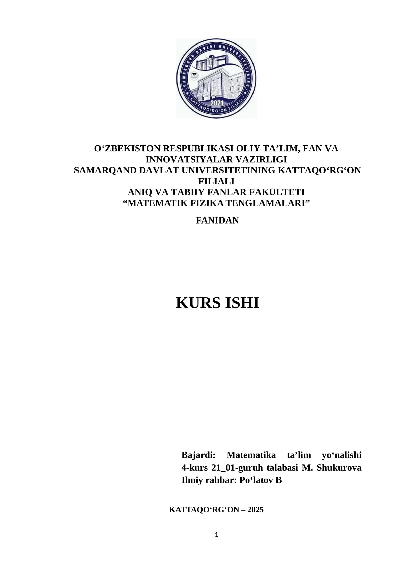 Chiziqli uzluksiz operatorlar