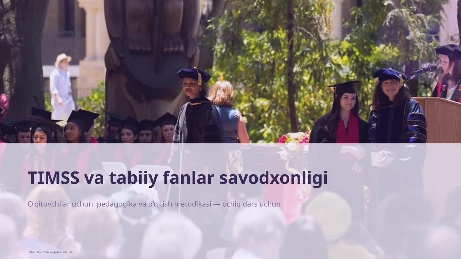 TIMSS va tabiiy fanlar savodxonligi