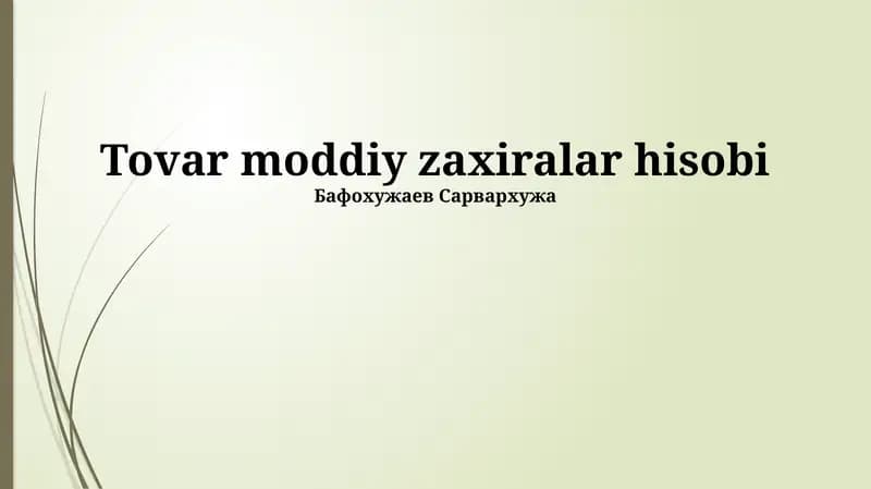 Inventarni qayta baholash