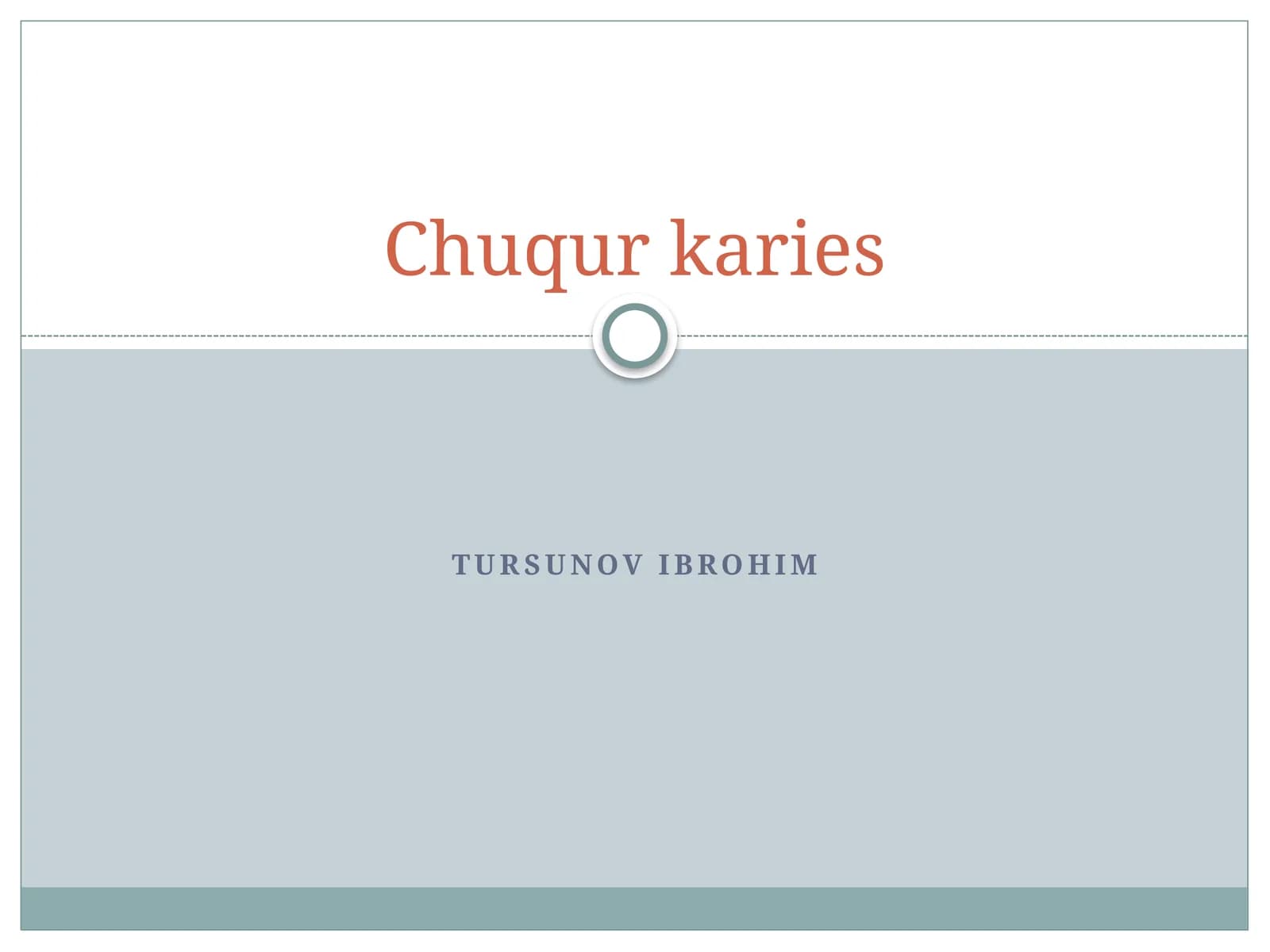 [Chuqur karies]