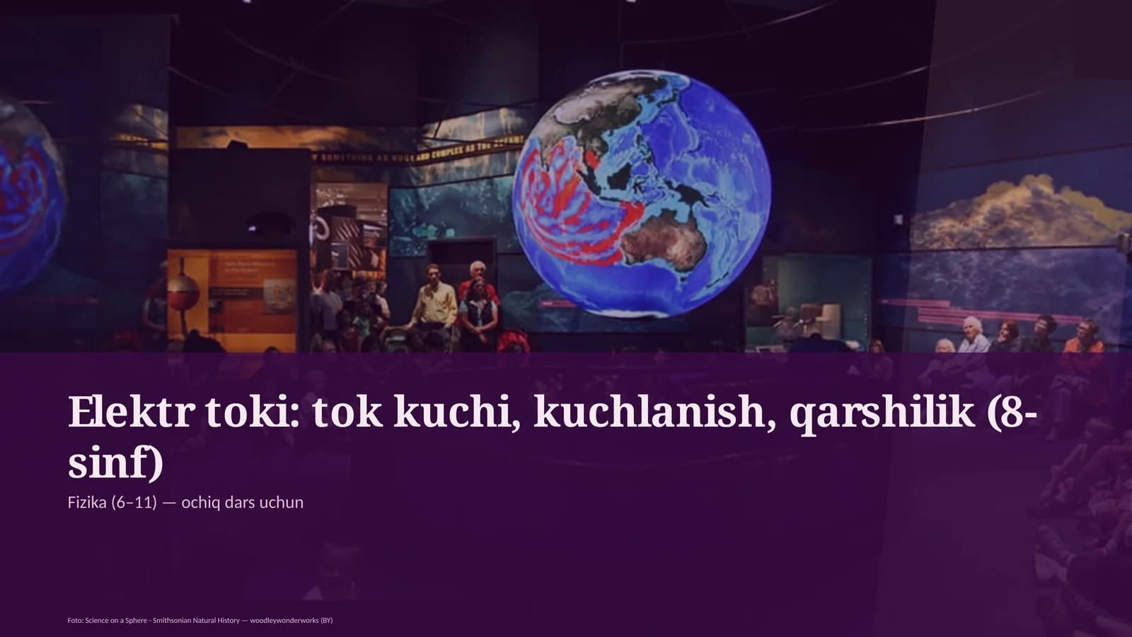 Elektr toki: tok kuchi, kuchlanish, qarshilik (8-sinf)