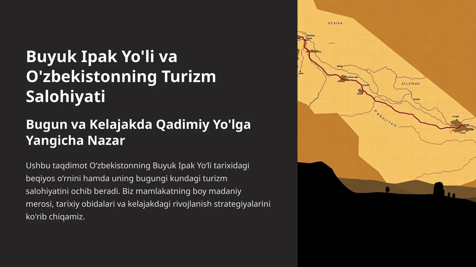 Buyuk Ipak Yo'li va O'zbekistonning Turizm Salohiyati