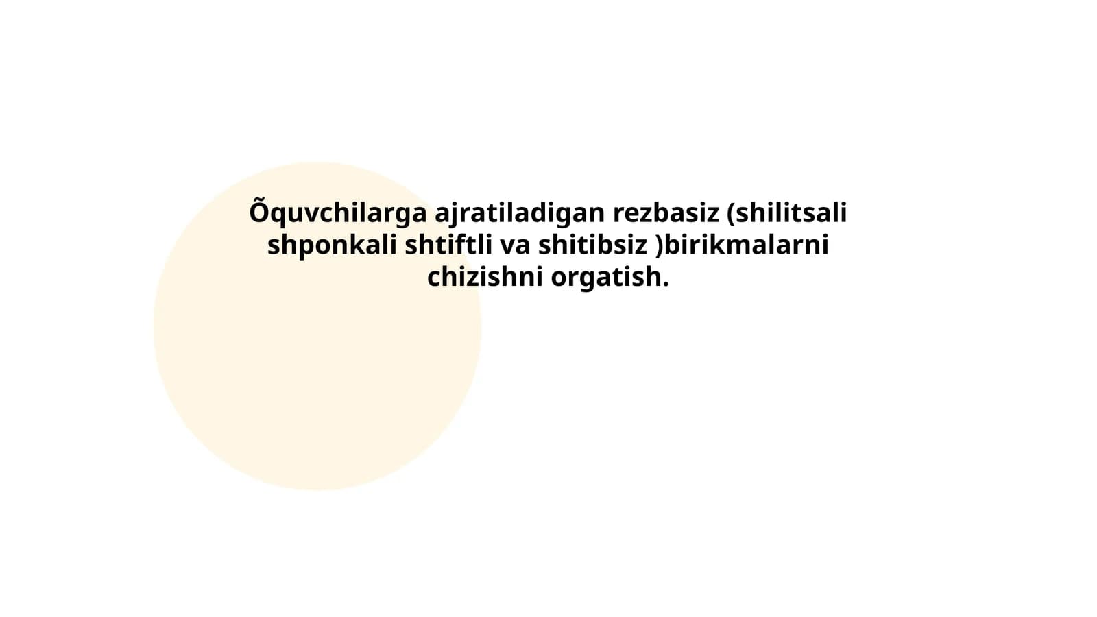 Rezbasiz birikmalarni tushunchasi