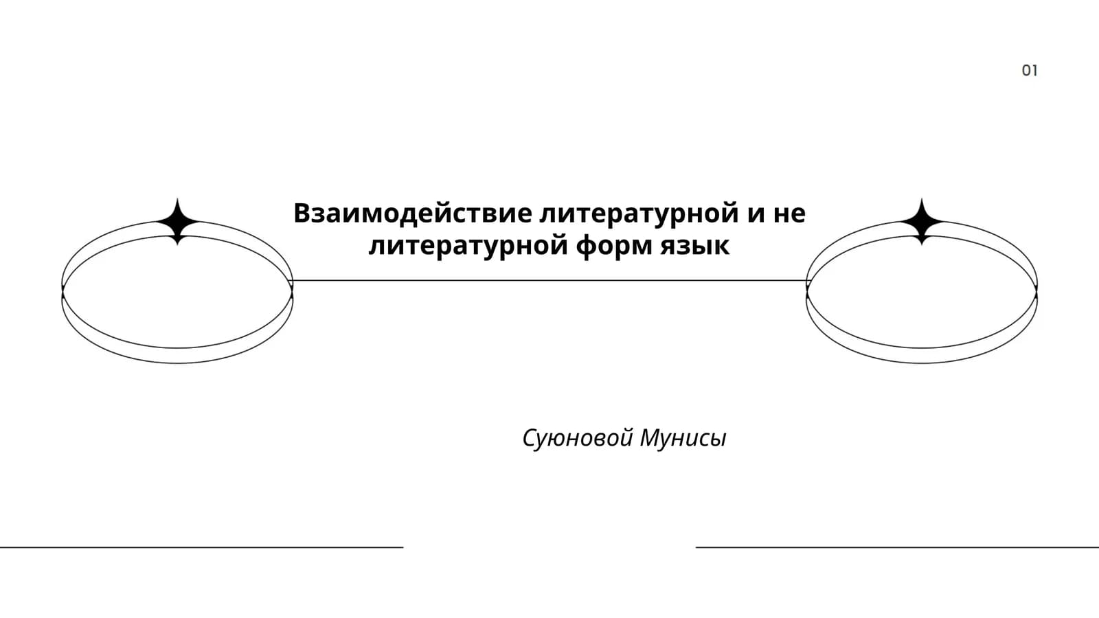 Взаимодействие литературной и не литературной форм язык