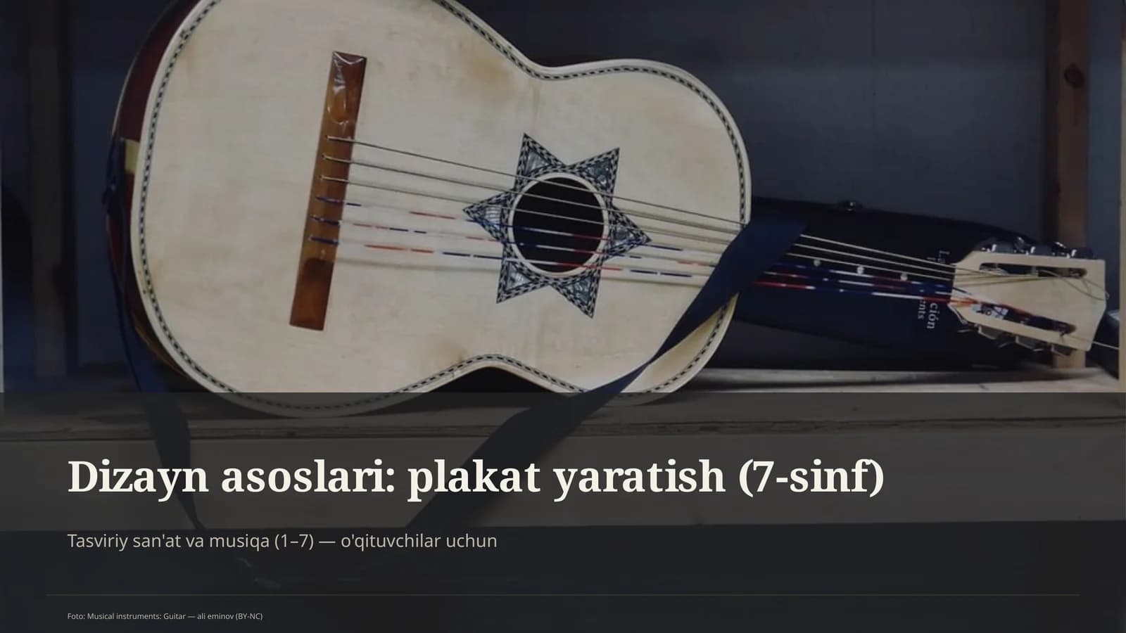 Tasviriy san'at va musiqa (1–7) — o'qituvchilar uchun