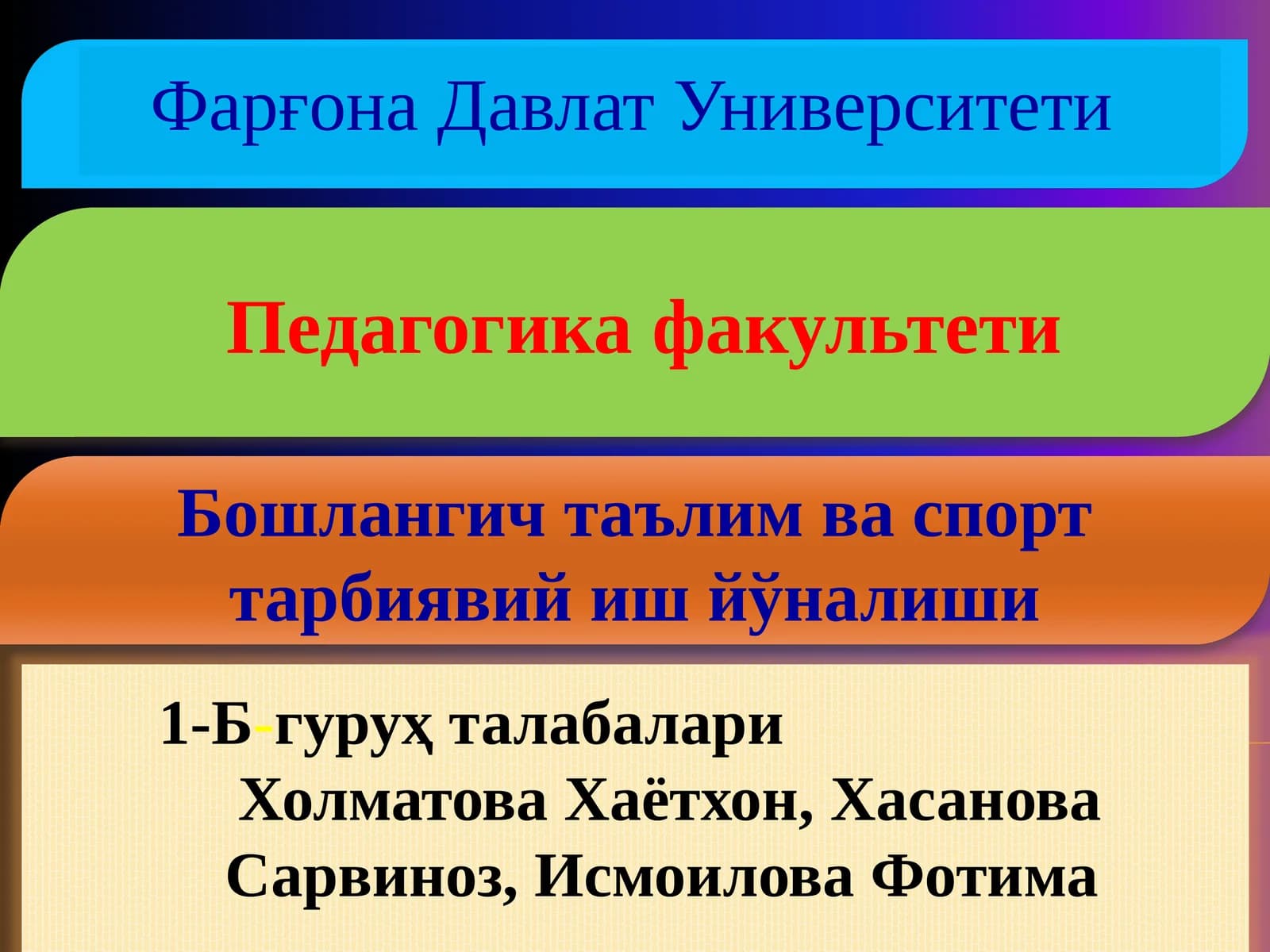 Таълимнинг методлари ва ВОСИТАЛАР