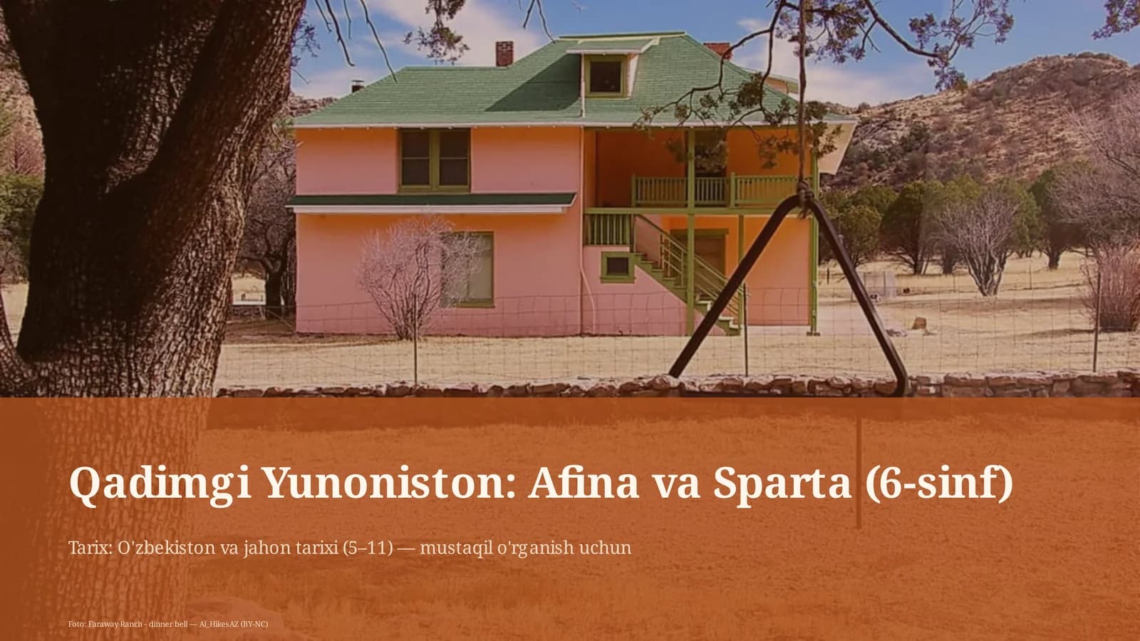 Afina va Sparta (6-sinf)