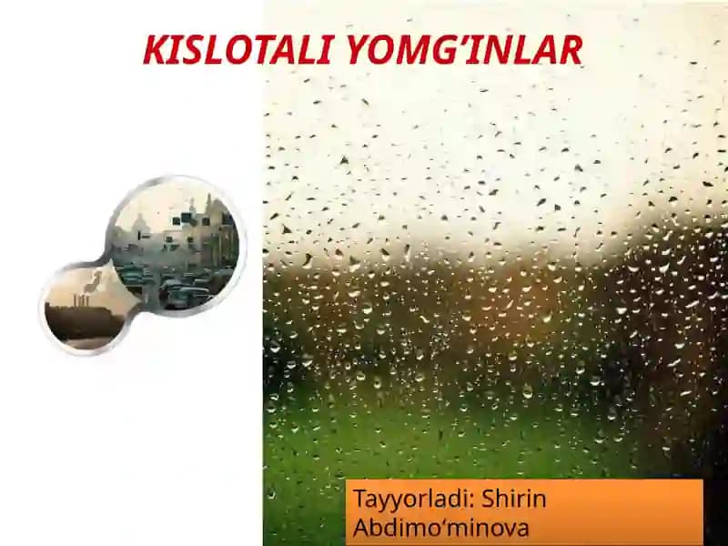 Kislotaliyomg’inlar