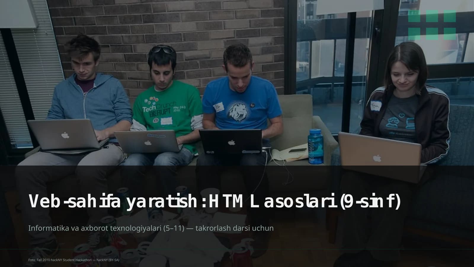 HTML asoslari (9-sinf)
