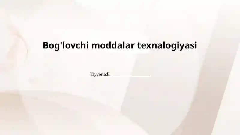 Bog'lovchimoddalartexnalogiyasi