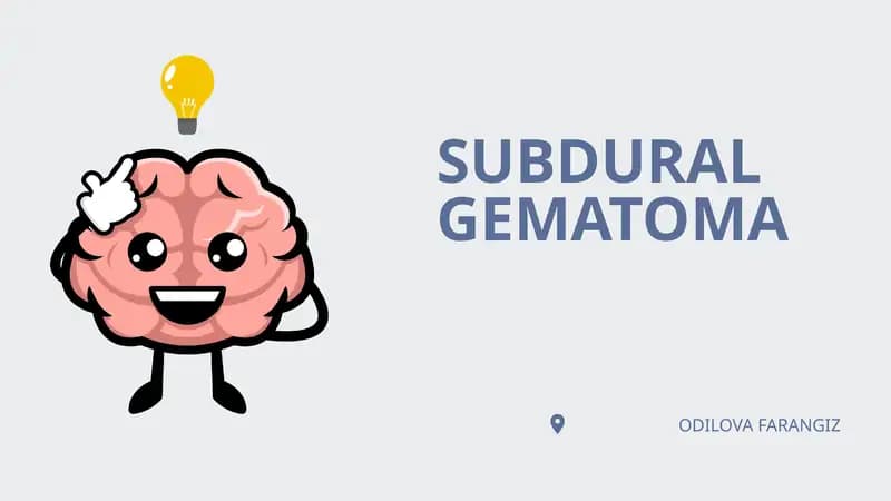 Subdural Gematoma