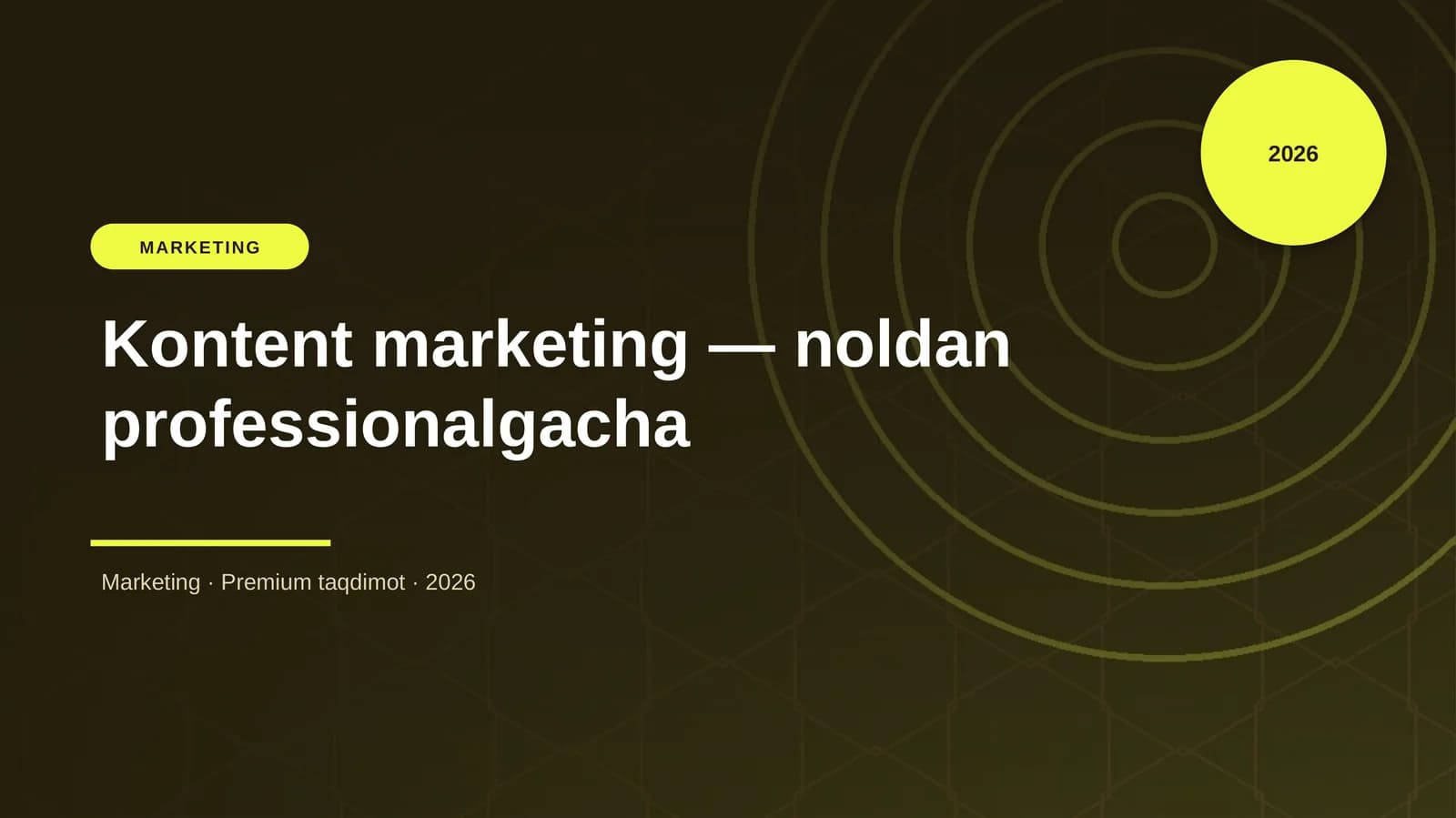 Kontent marketing — noldan professionalgacha
