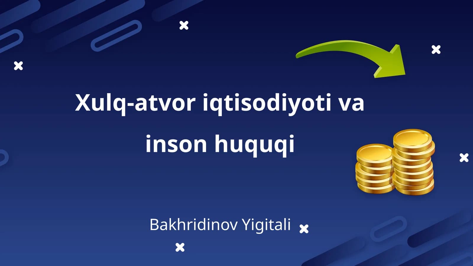 Xulq-atvor iqtisodiyoti va inson huquqi
