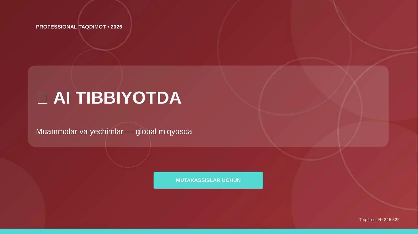 AI Tibbiyotda Muammolar va Yechimlar