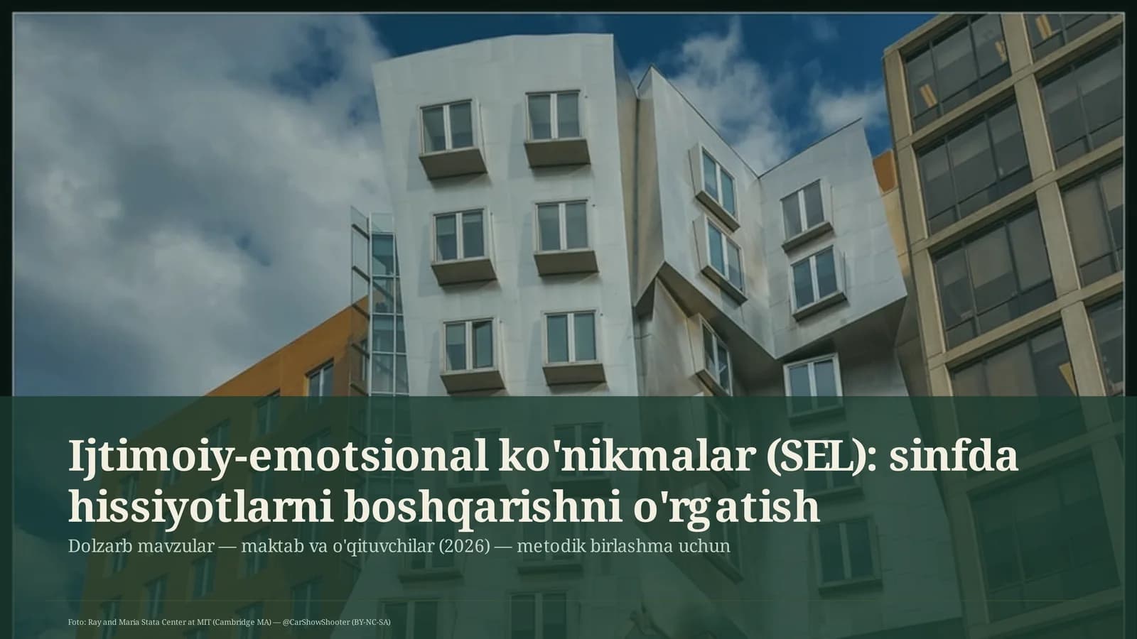 Ijtimoiy-emotsional ko'nikmalar (SEL): sinfda hissiyotlarni boshqarishni o'rgatish