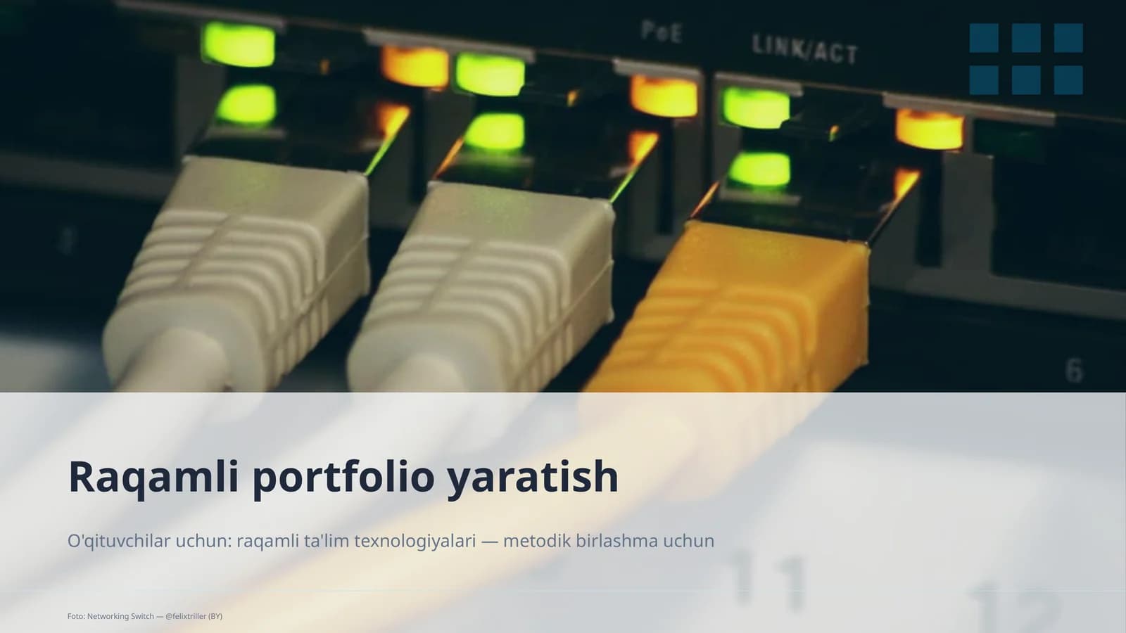 Raqamli portfolio yaratish