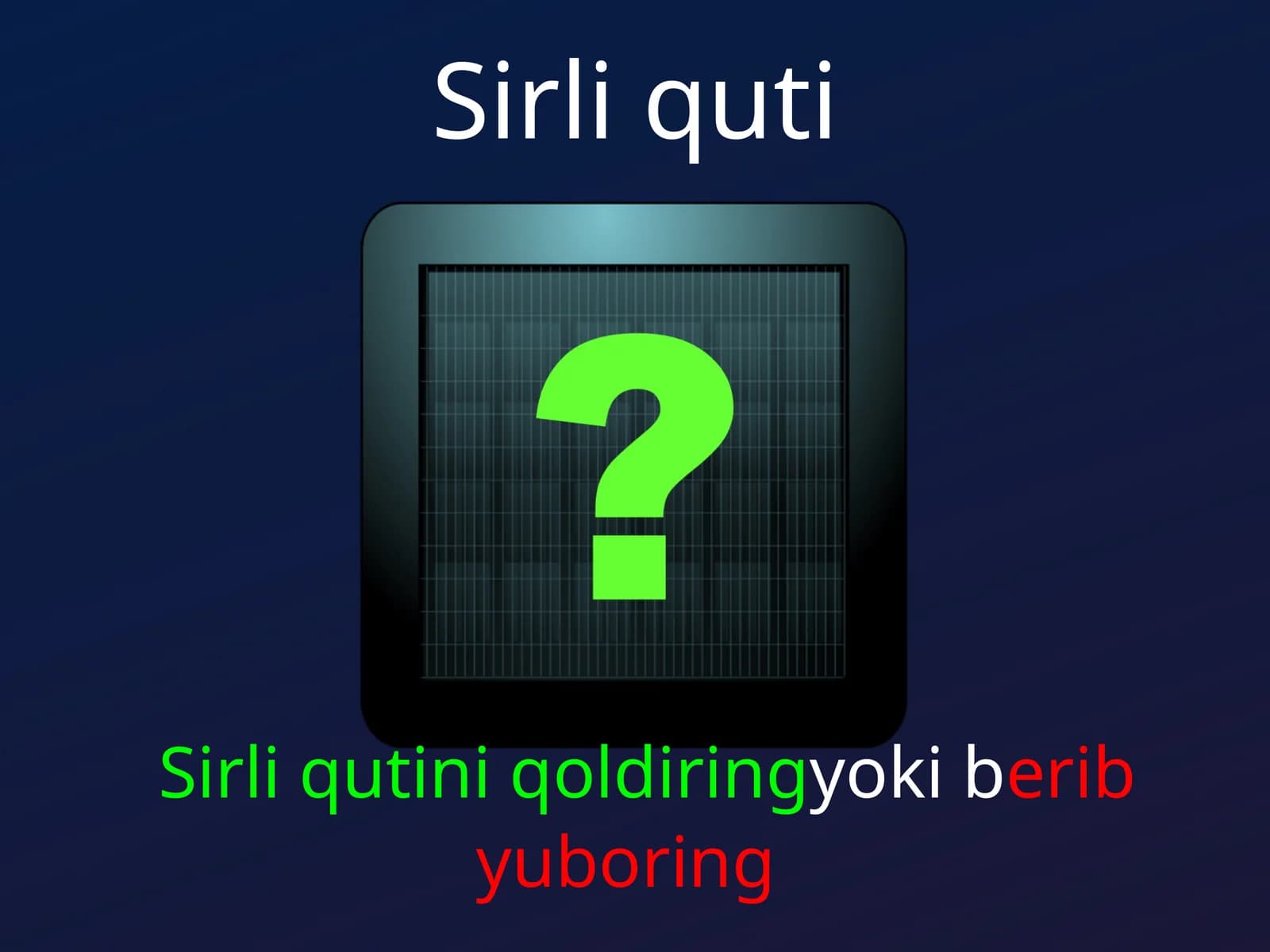 Sirli quti