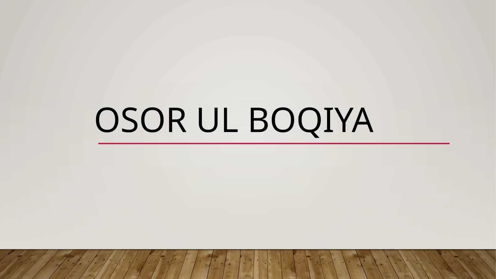 Osor ul boqiya