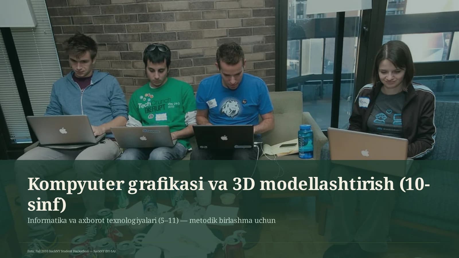 Informatika va axborot texnologiyalari (5–11) — metodik birlashma uchun