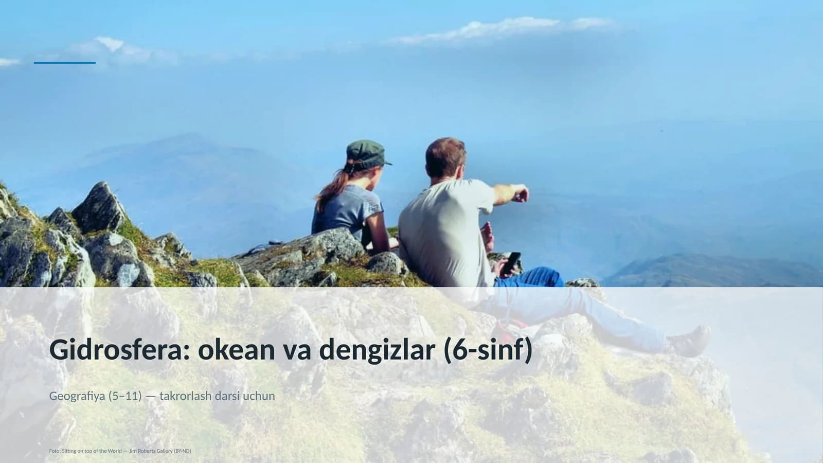 Gidrosfera: okean va dengizlar (6-sinf)