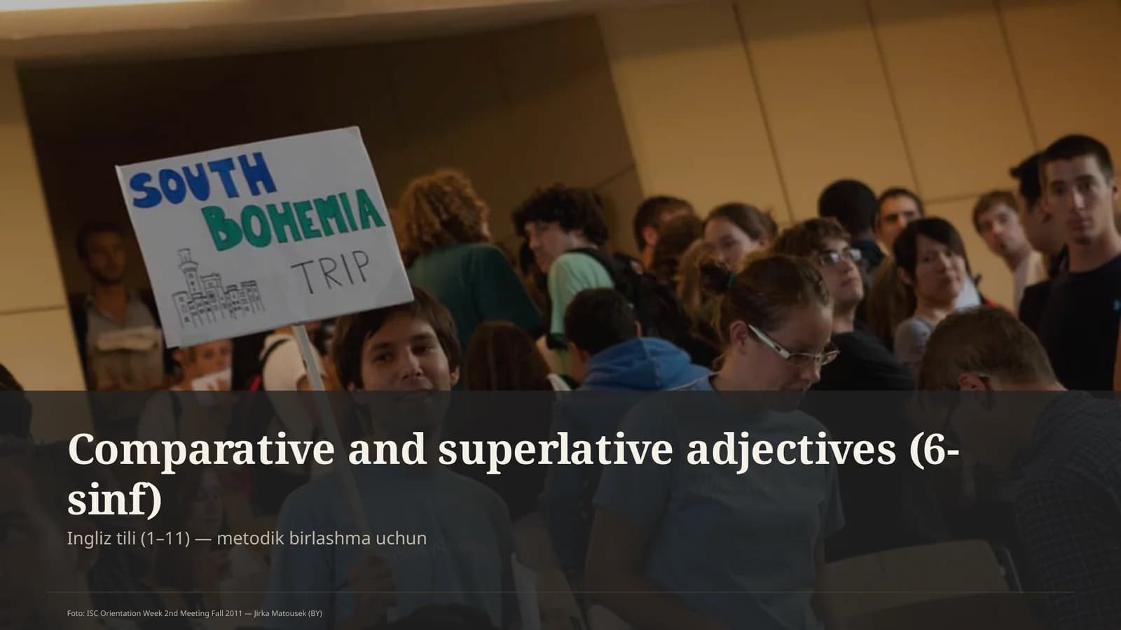 Comparative and superlative adjectives (6-sinf)