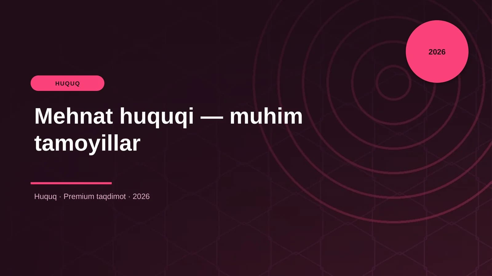 Mehmat huquqi - muhim tamoyillar