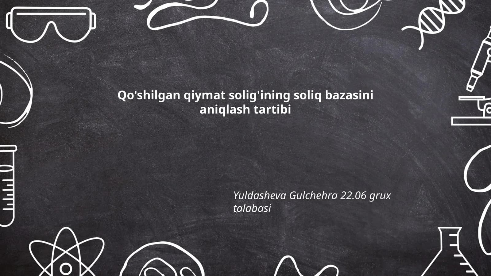 Qo'shilgan qiymat solig'ining soliq bazasini aniqlash tartibi