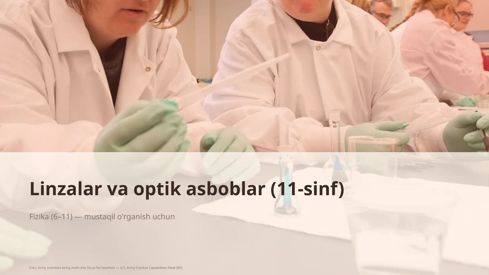 Linzalar va optik asboblar (11-sinf)