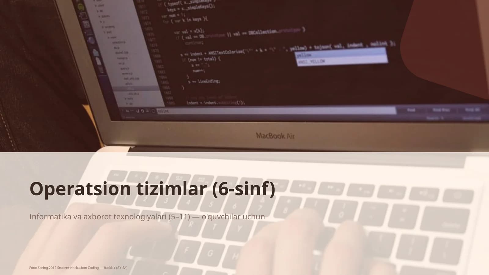 Operatsion tizimlar (6-sinf)