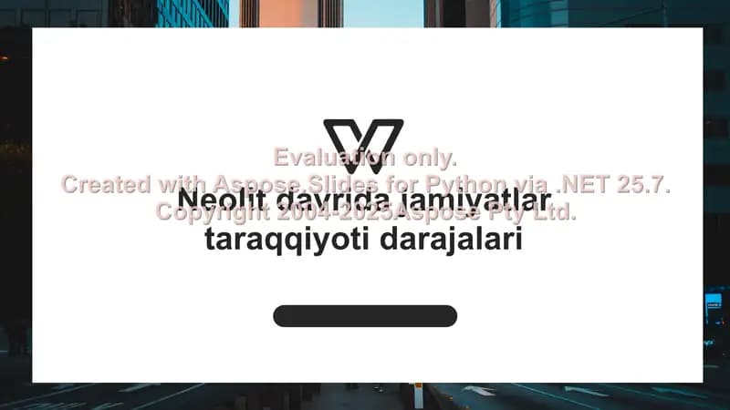 Neolit davri