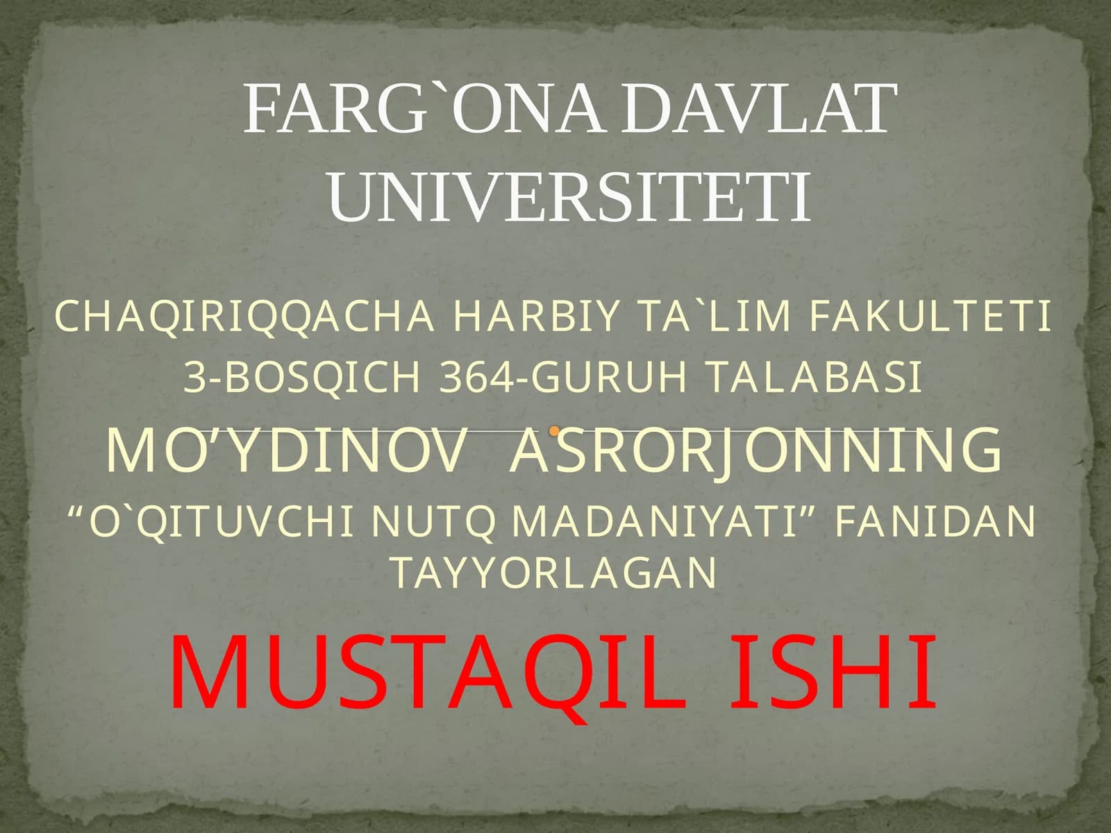 OMMAVIY AHBOROT VOSITALARINING TIL XUSUSIYATLARI