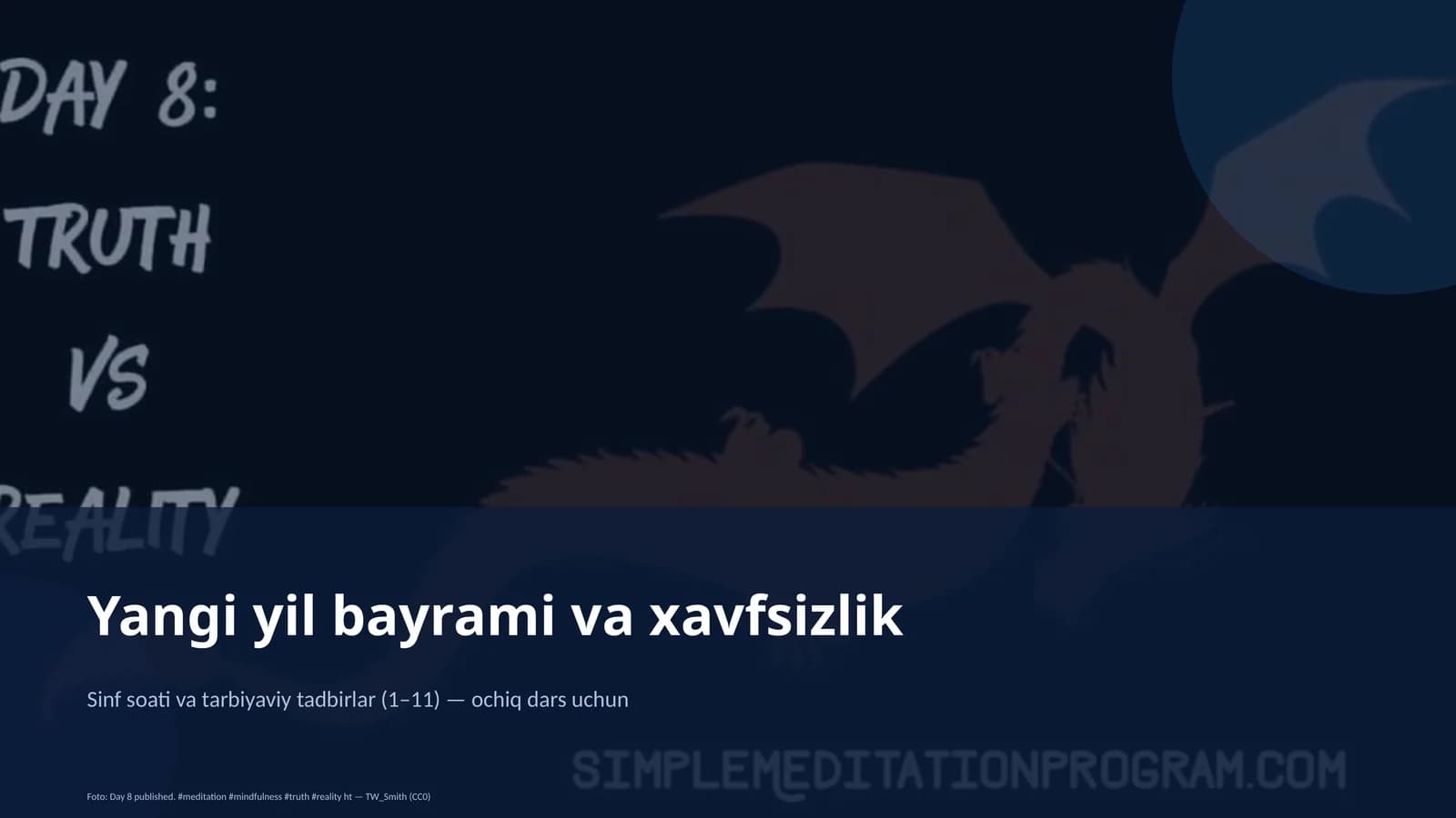 Sinf soati va tarbiyaviy tadbirlar