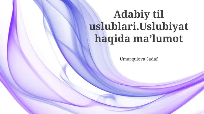 Modernizm uslubi