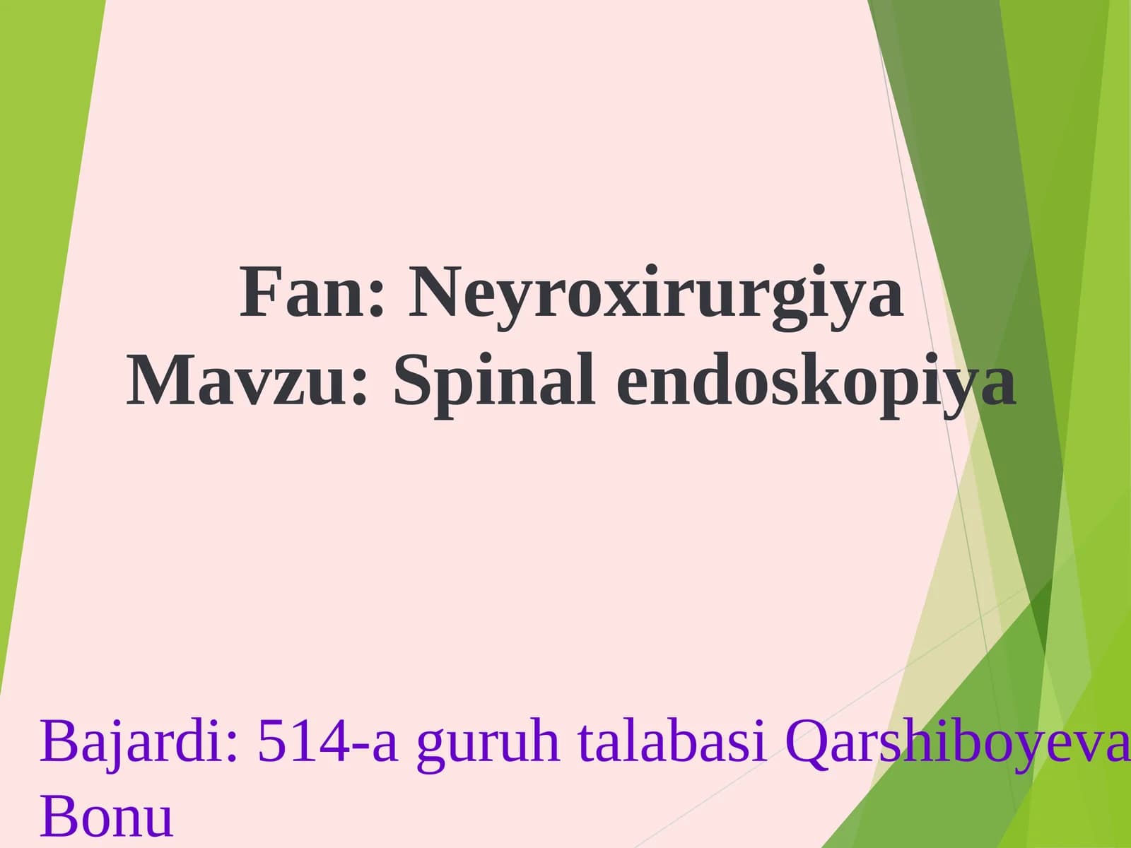 Spinalendoskopiya