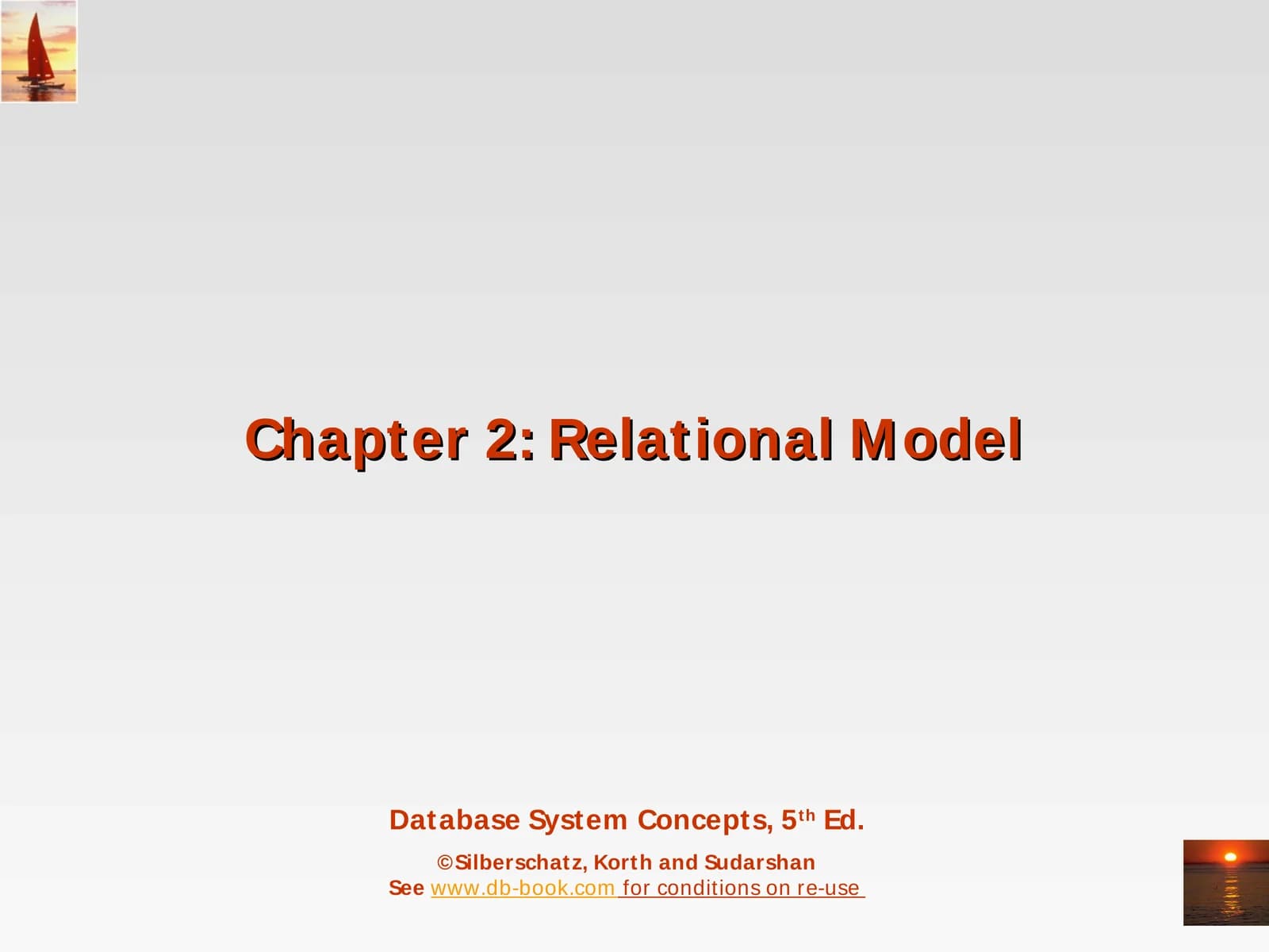 Chapter 2: Relational Model