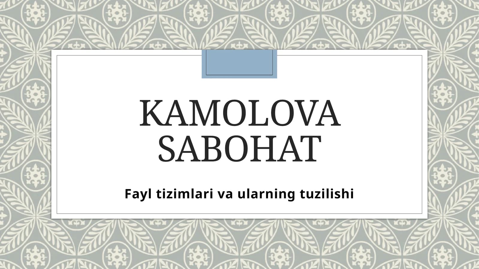 Fayltizimlarivaularningtuzilishi